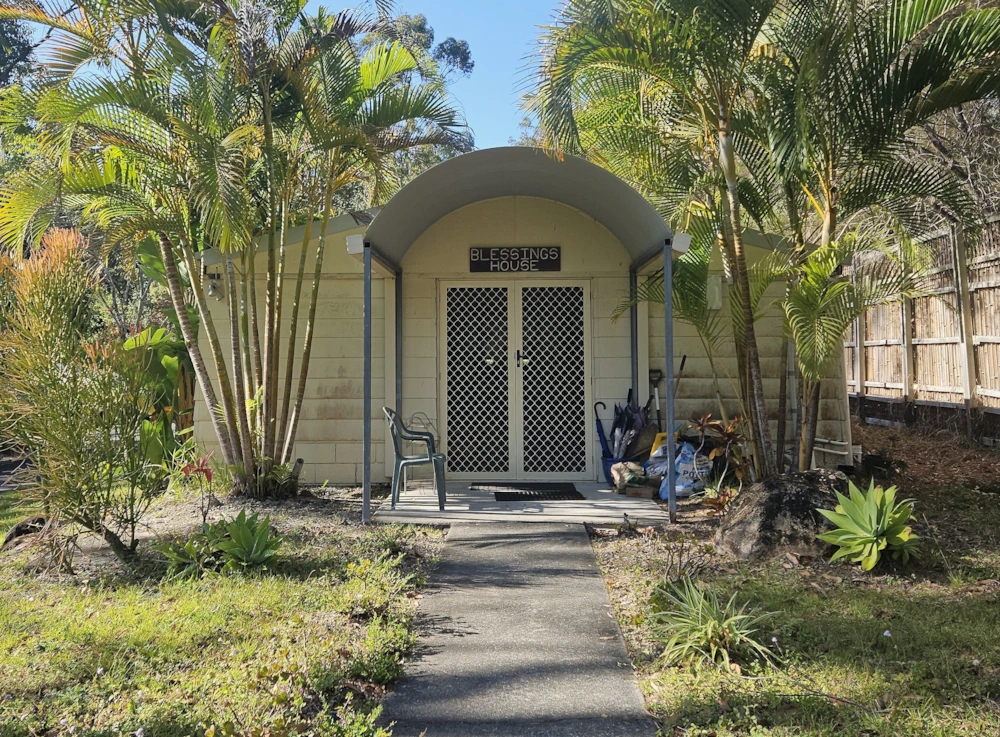 Entrance to Blessings House at Gold Coast Dharma Realm